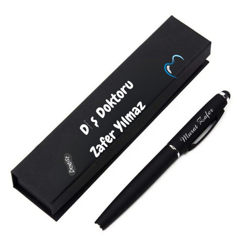 Diş Doktorlarına Özel İsimli Kalem – Kutulu Şık Diş Hekimi Hediyesi