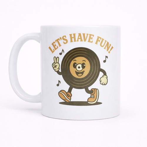 Let’s Have Fun Neşeli Plak Seramik Kupa
