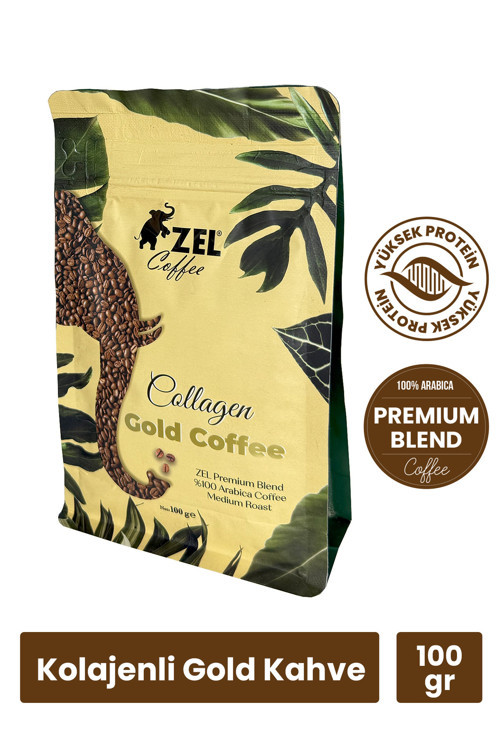 Kolajenli Gold Kahve, Yüksek Proteinli, İlave Şekersiz 100 G
