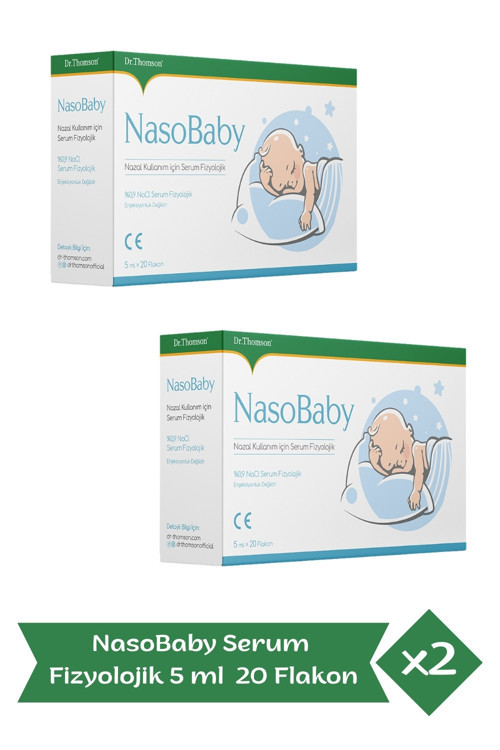 Dr.Thomson Nasobaby Serum Fizyolojik 20 Flakon x 2 Adet