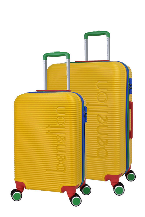 Lüx Abs 2'li Valiz Seti Orta Boy - Kabin Boy Sarı BNT500