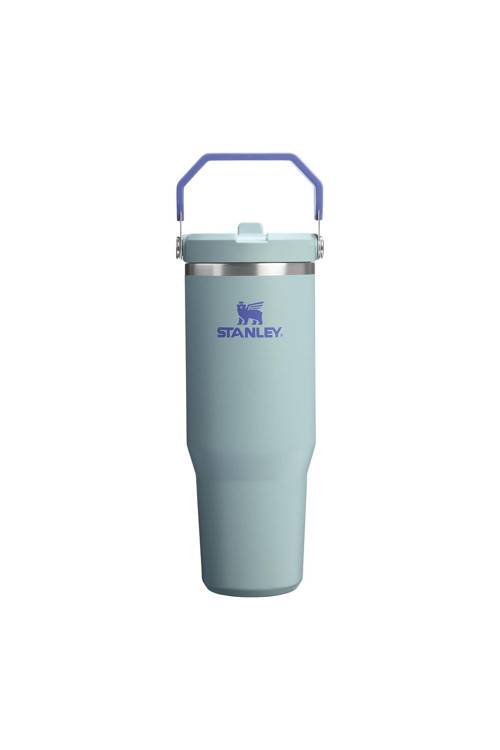 IceFlow Flip Straw Tumbler Pipetli Termos Bardak, Koyu Mavi (Lupine), 0.89 Litre 1210001957466