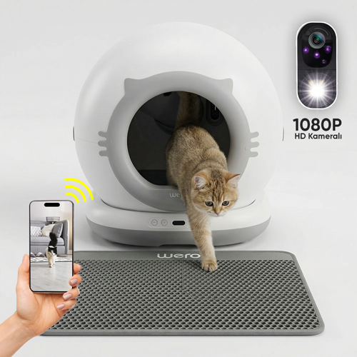 Akıllı Kedi Tuvaleti Max (Kameralı Versiyon )