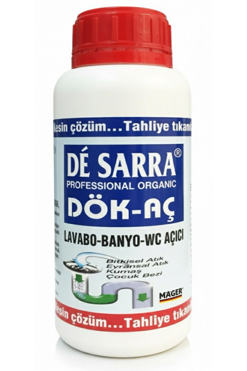 Lavabo Ve Gider Açıcı Dê Sarra Dök-Aç 2 Kg ( Gerçek Ürün )