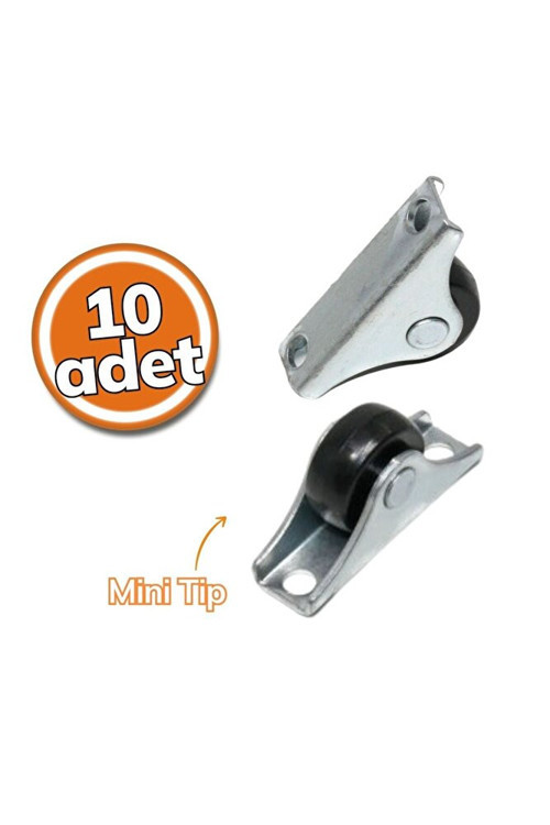 Burak 0215 Sps Tekerlek - Mini Dar Sabit 10'lu Set
