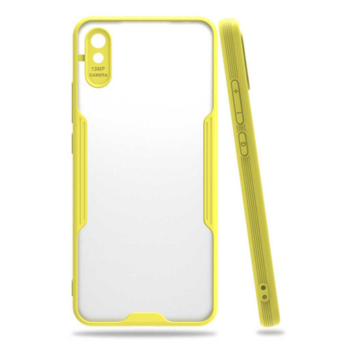 Xiaomi Redmi 9A Kılıf Parfe Kenarları Pastel Renk Silikon Kılıf