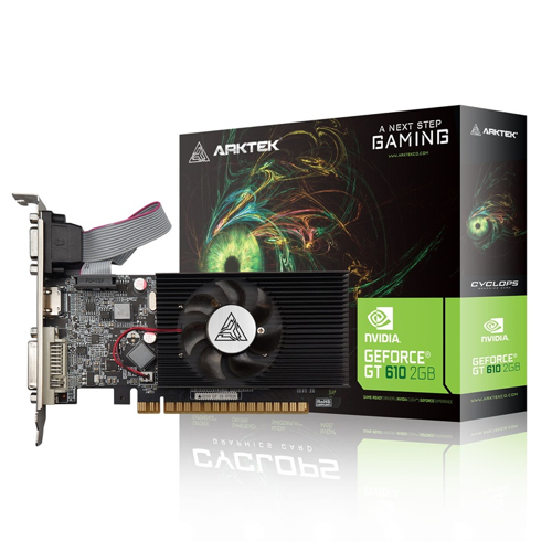 CYCLOPS, AKN610D3S2GL1, GT610, 2Gb, GDDR3, 64Bit, 1xD-Sub, 1xDVI, 1xHDMI Ekran Kartı