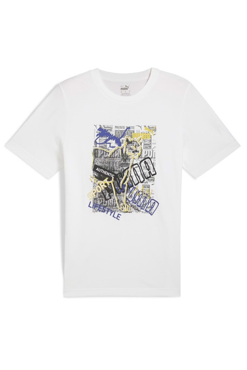 683213 Graphics Photoprint Tee Tişort Erkek T-Shirt Beyaz