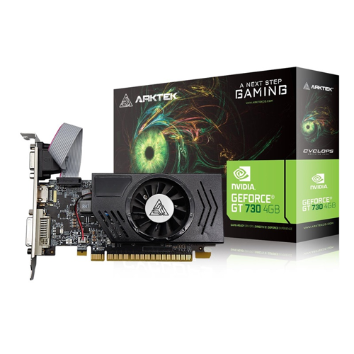 CYCLOPS, AKN730D3S4GL1, GT730, 4Gb, GDDR3, 128Bit, 1xD-Sub, 1xDVI, 1xHDMI Ekran Kartı