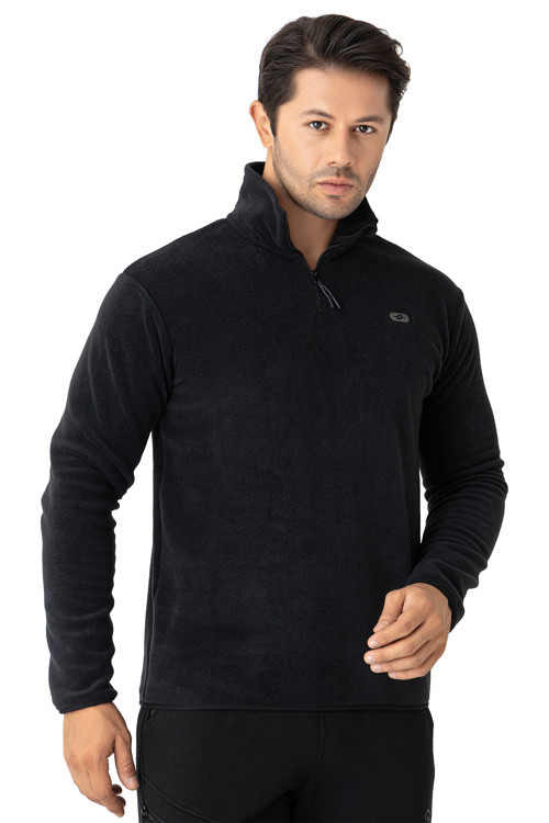 Siyah Erkek Polar / Sweat - 6052-10
