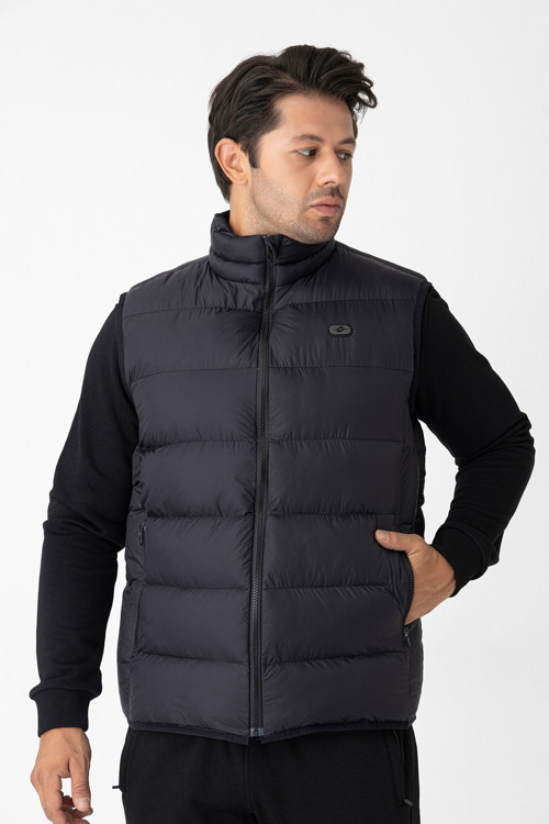 Antrasit Erkek Outdoor Şişme Yelek - 4018-06