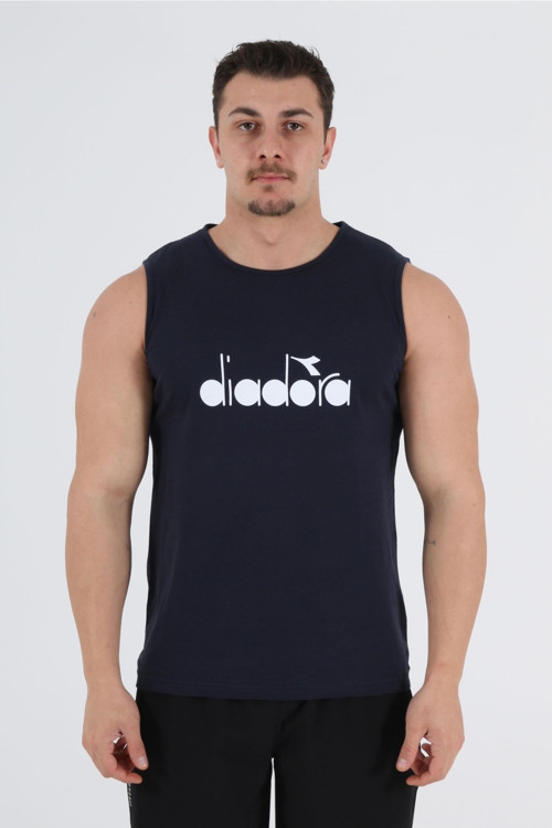 Therm Erkek Koyu Lacivert Kolsuz T-Shirt - 1Atl01-Koyu Lacivert
