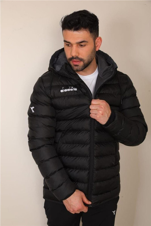 Asos - Siyah Erkek Şişme Mont - Asossiyah