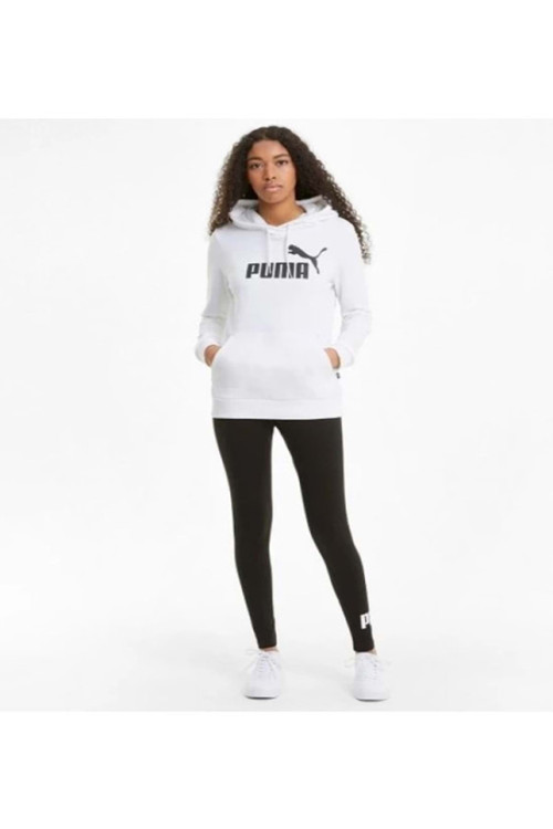 Ess Logo Hoodie Tr 586791_02 Kadın Kapüşonlu Sweatshirt - Beyaz - St02667-Beyaz-Xs