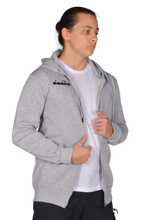 Grimelanj Pamuklu Tam Fermuarlı Spor Sweatshirt - Unisex