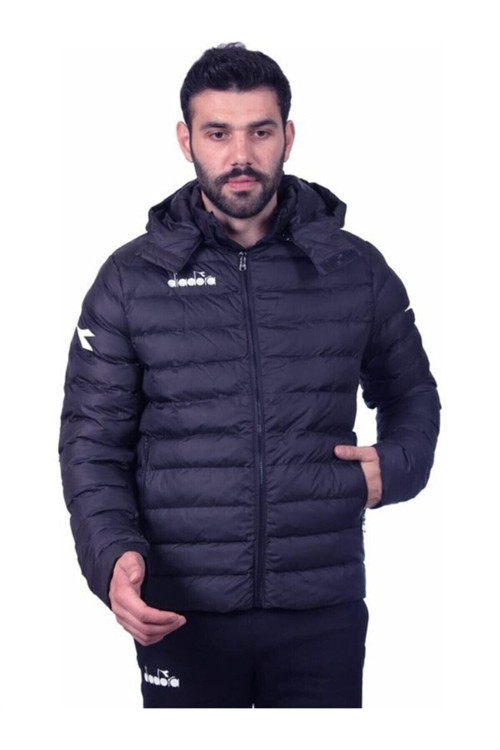 Monyo - Erkek Lacivert Şişme Mont - Monyolacimnt