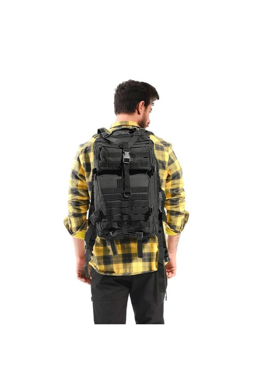 Noceta 40 Litre Unisex Siyah Outdoor/Kamp Sırt Çantası - Wz915