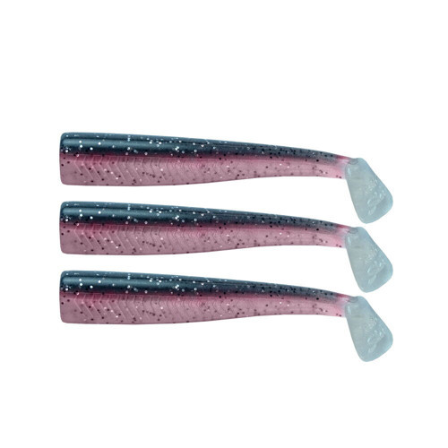 3x Bodies Roller Shad 85 - Black Mullet