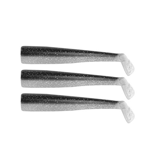 3x Bodies Roller Shad 85 - Black Shiner