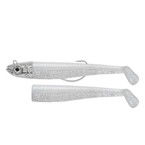 Combo+Body Roller Shad 125-23g- White Shiner