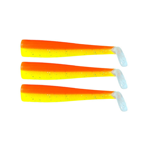 3x Bodies Roller Shad 165- Orange Yellow UV