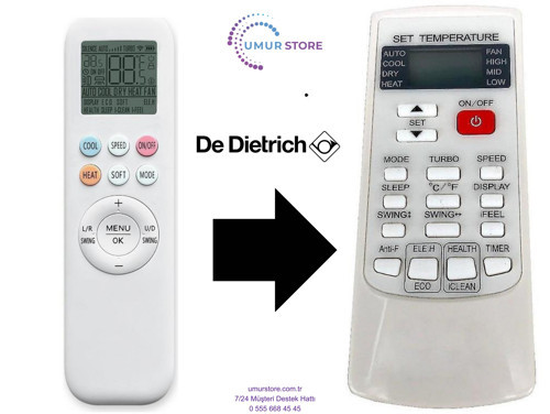 De Dietrich CLIM’UP Limited Edition 18 Uyumlu Klima Kumandası