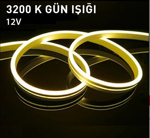 GÜNIŞIĞI NEON LED (12V) 50 METRE