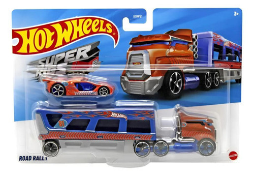 Hot Wheels ROAD RALLY Taşıyıcı Tır ve Araba Seti BDW51 - BDW58