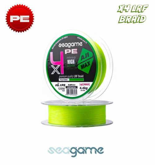 AJI MAX X4 PE 125M #0.3 FLUO GREEN Aji Misinası