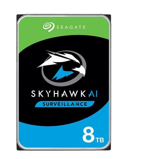 SKYHAWK, ST8000VE001, 3.5&quot;, 8TB, 256Mb, 7200Rpm, Güvenlik, HDD