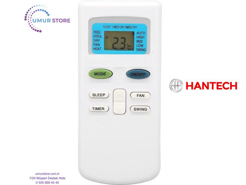 Hantech HNT-C24VMTC/S Uyumlu Kaset Tipi Klima Kumandası