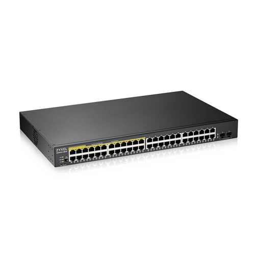 GS1900-48HP V2 48Port Gigabit 24xPoE  170W Yönetilebilir Switch