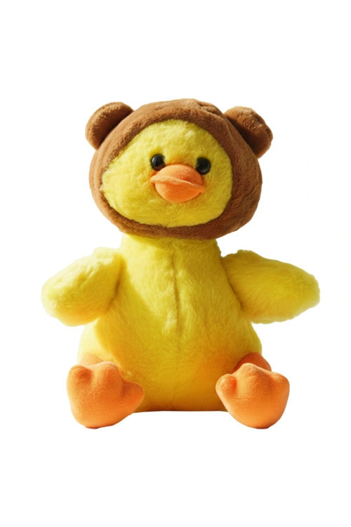 Sevimli Şapkalı Peluş Ördek 30 cm Oyuncak Uyku Arkadaşım