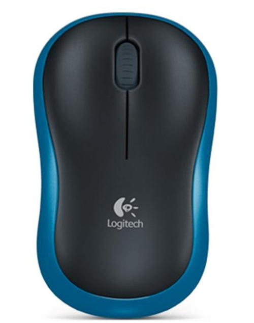 LOGITECH 910-002236, M185 Mavi, USB Nano 2,4G Kablosuz, 1000dpi, Optik, 3 Tuşlu, 12ay Pil Ömrü, Mouse