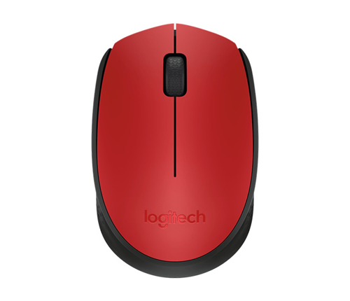 LOGITECH 910-004641, M171 Kırmızı, USB Nano 2,4G Kablosuz, 1000dpi, Optik, 3 Tuşlu, 12ay Pil Ömrü, Mouse