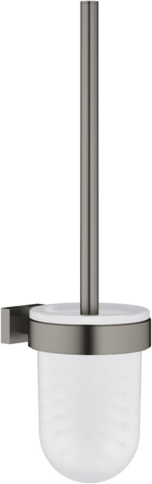 Essentials Cube Tuvalet Fırçalık Brushed Hard Graphite - 40513Al1