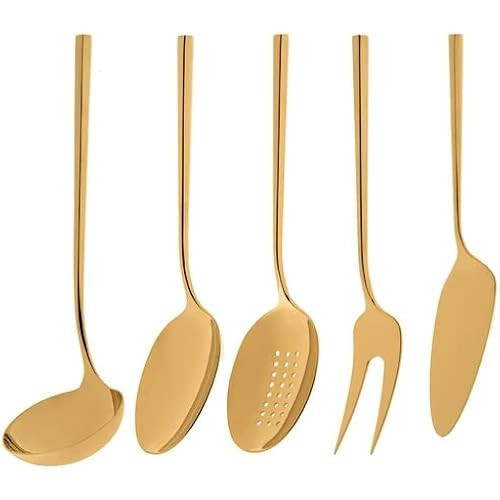 1001 Titanyum Gold 5 Parça Servis Seti