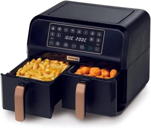 Dual Airfryer Bk Copper Çift Pişirme Hazneli Siyah Hfp70.000Bk - Çift Bölmeli Hazne, Aşırı I