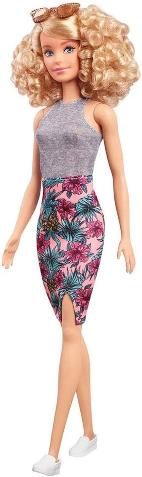 Büyüleyici Parti Bebekleri (Fashionistas) Ananas Desenli Etekli Bebek, Fjf35
