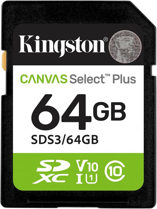64Gb Sdxc Canvas Select Plus Gen3 100Mb/S C10 Uhs-I U1 V10