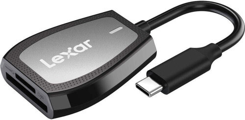Profesyonel Çift Yuvalı Okuyucu, Usb-C Bağlantılı, Sd Ve Microsd Kartlar Için, Uhs-I Siyah