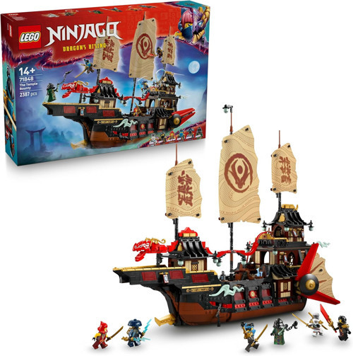 ® Ninjago Tapınak Ödülü 71848-14 Yaş Ve Üzeri Çocuklar İçin Cole Dahil 6 Minifigür İçeren Sergile