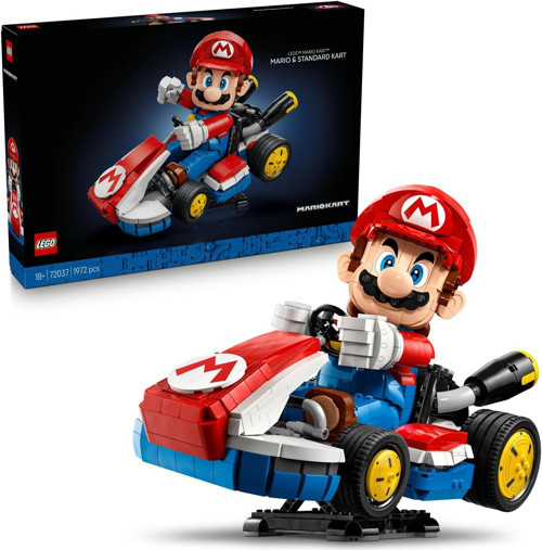 ® Super Mario: Mario Kart – Mario Ve Standard Kart 72037 - Yetişkin Kadınlar Ve Erkekler İçin İnş