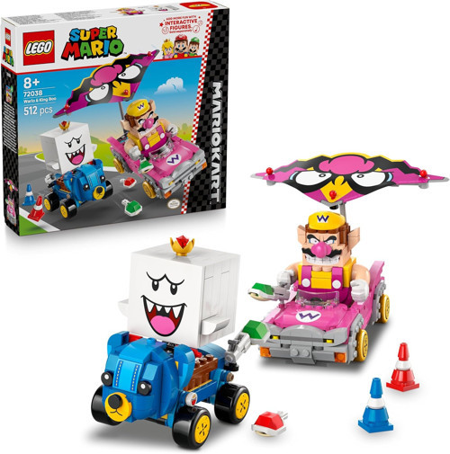 ® Super Mario: Mario Kart – Wario Ve King Boo 72038 – 8+ Yaş Çocuklar İçin Wario Ve King Boo Figü
