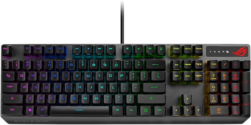 Rog Strix Scope Rx Rog Rx Red Optik Mekanik Switch Rgb Kablolu Gaming (Oyuncu) Klavye