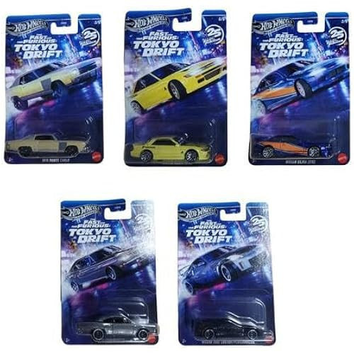 2026 Fast & Furious Tokyo Drift 5'Li Araç Seti Hnr88 979M