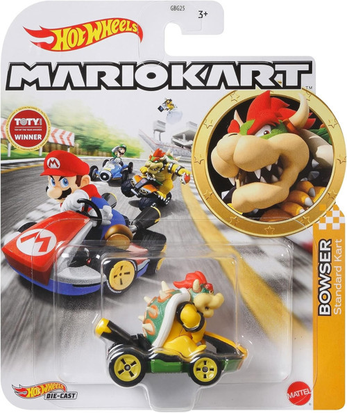 Sıcak Tekerlekler Mario Kart Bowser Standart Kart