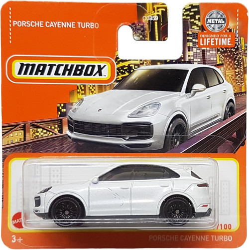 Matchbox - Porsche Cayenne Turbo - Mbx Metro 27/100 - Hvn96 - Short Card - Beyaz - Superfast Lesney