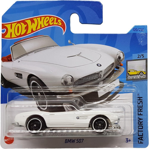 - Bmw 507 - Factory Fresh 2/5 - Hkg30 - Short Card - Cabriolet - Beyaz - Mattel 2023