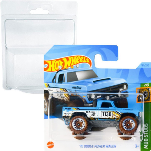 ´70 Dodge Power Wagon Mud Studs 2/5 (162/250) Hkh76 Short Card Mattel 2023 + Blister & Ca